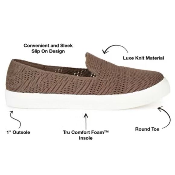 Journee Collection Meika Slip-On Sneaker JCP
Slip-On Shoe size 8.5 - Picture 6 of 14